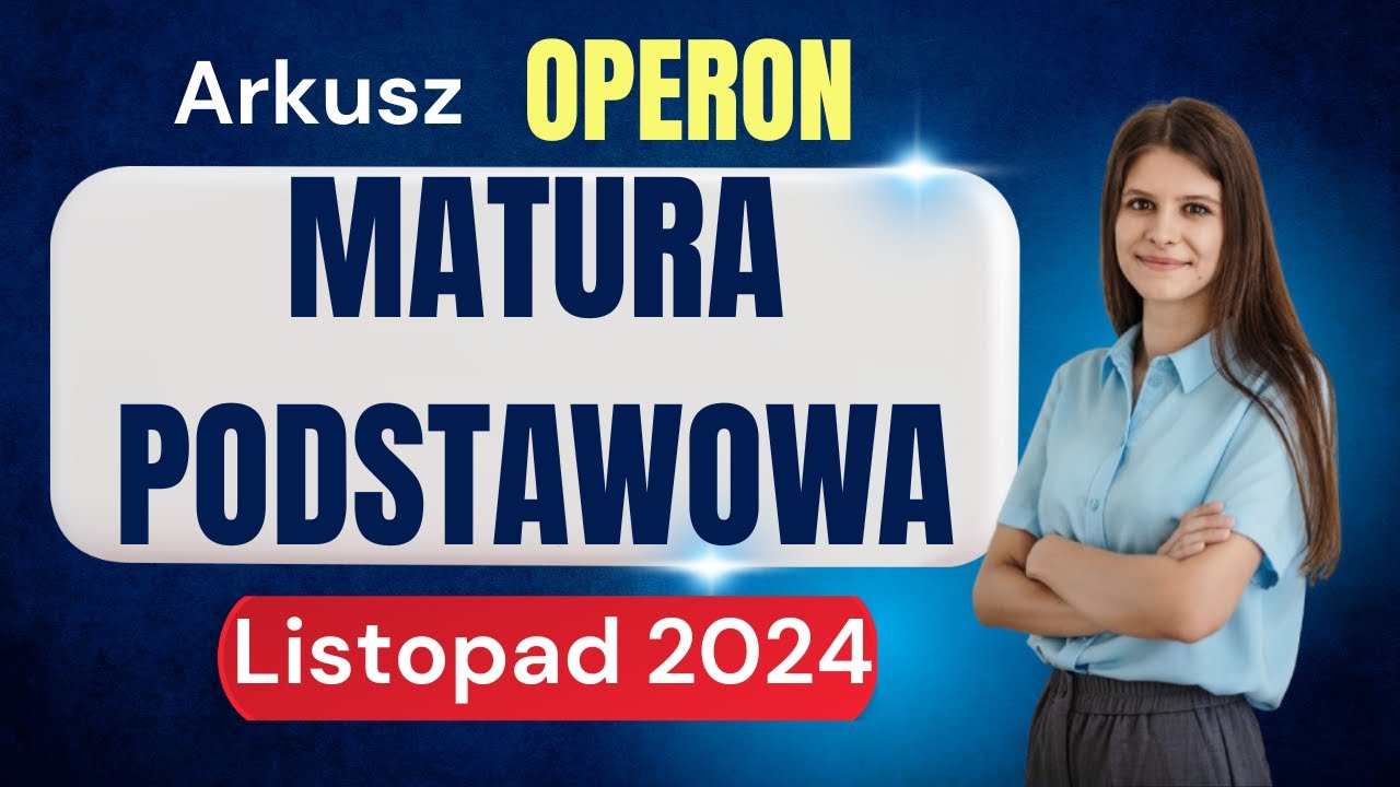 ❗️ OPERON listopad 2024 ❗️ próbna matura z matematyki 🔥 poziom podstawowy