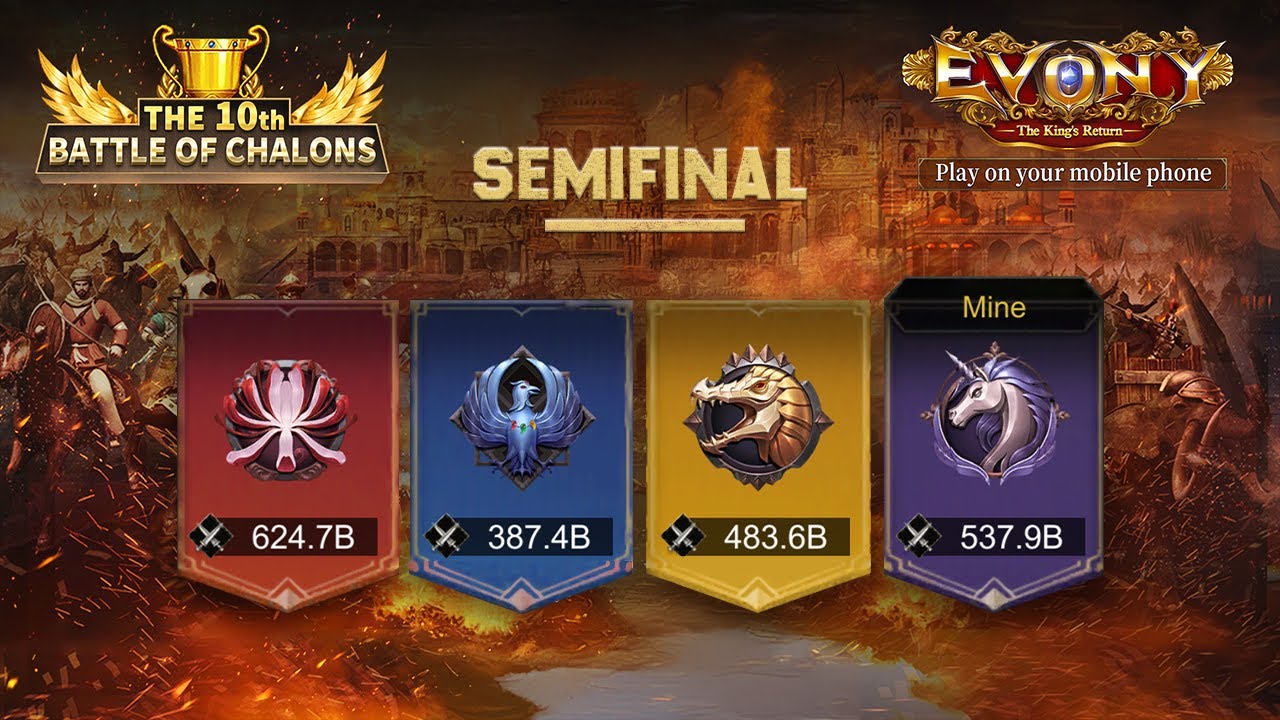 C2 - Peak of Glory - Major League SEMIFINAL | Battle of Chalons | Evony: The King's Return