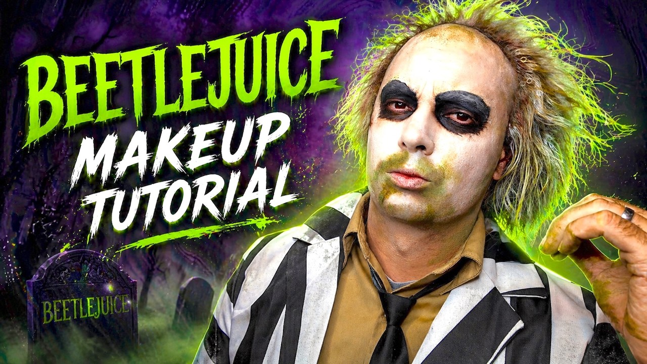 Beetlejuice Makeup Tutorial (2024)