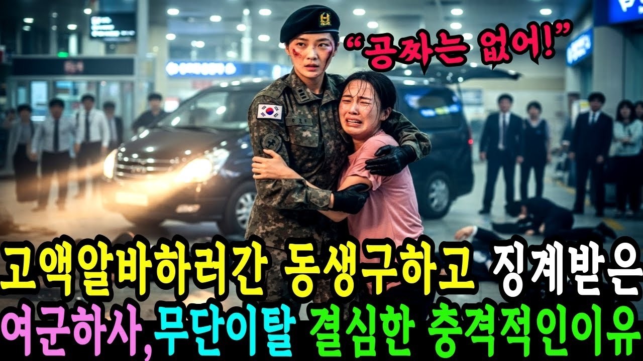 고액알바하러간 동생구하고 징계받은 여군하사,무단이탈 결심한 충격적인이유!