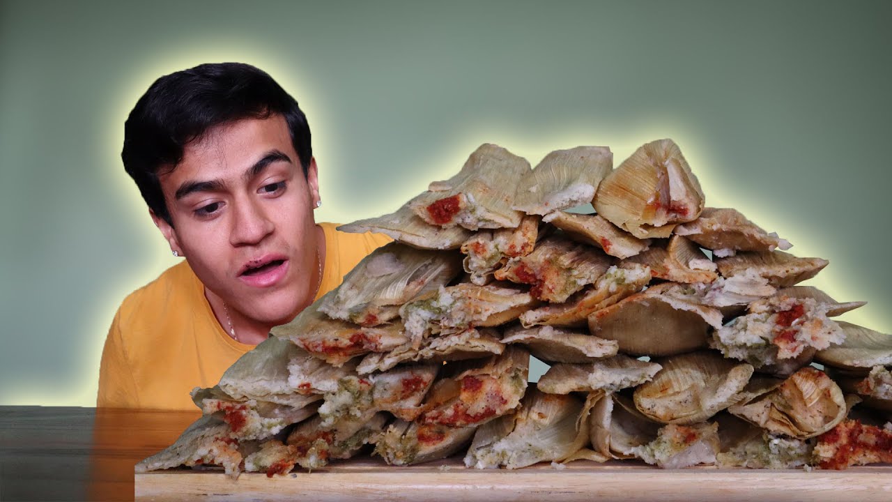 Mexican Tamales MUKBANG (ASMR)