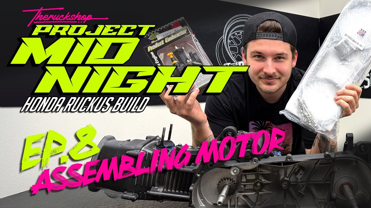 TRS Project Midnight GY6 Swap-ep8 Assembling the Motor
