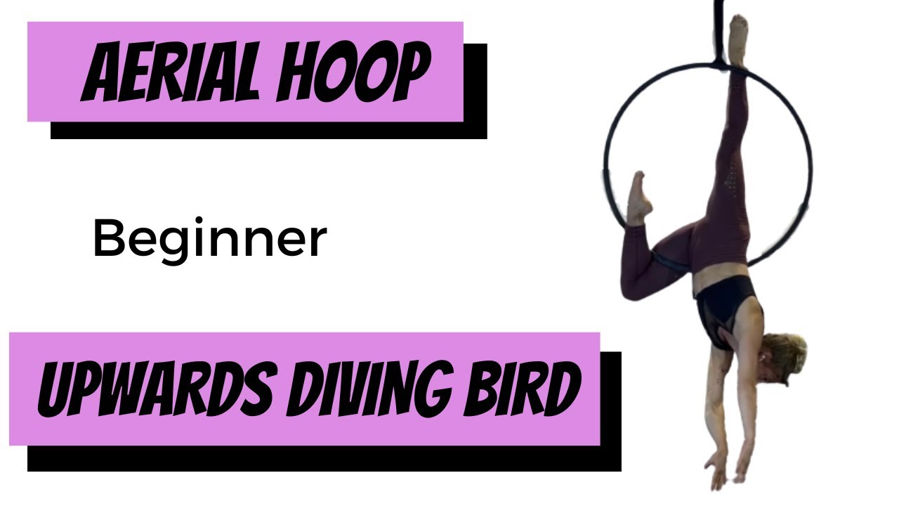 Aerial hoop tutorial: wrapped diving bird