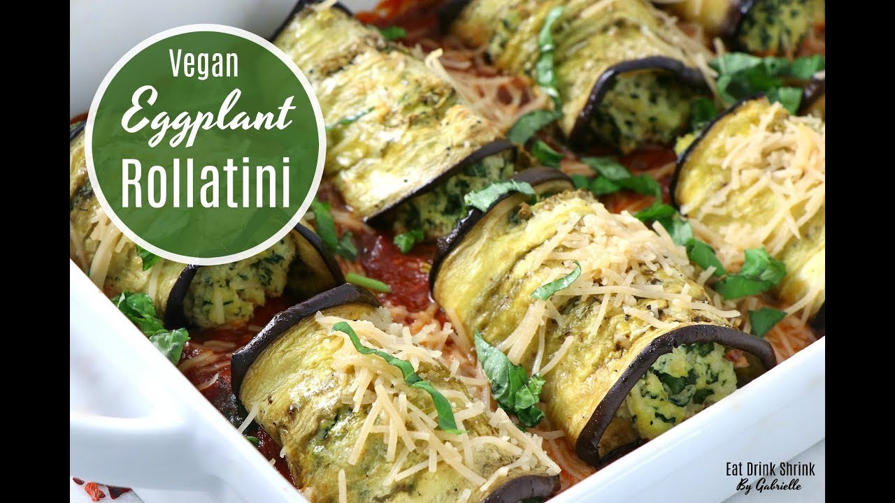 Vegan Eggplant Rollatini