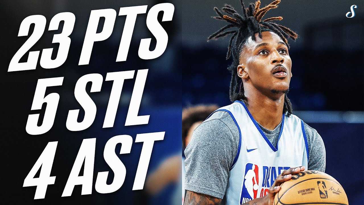 Jamir Watkins Dominates Both Ends In Day 2 NBA Draft Combine Scrimmages!
