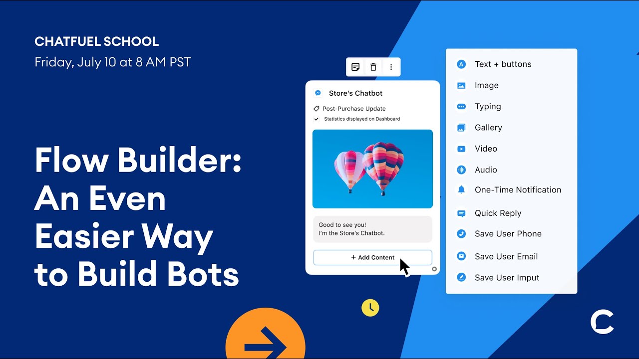 Flow Builder: An Even Easier Way to Build Bots (Chatfuel School / Ep. 12)