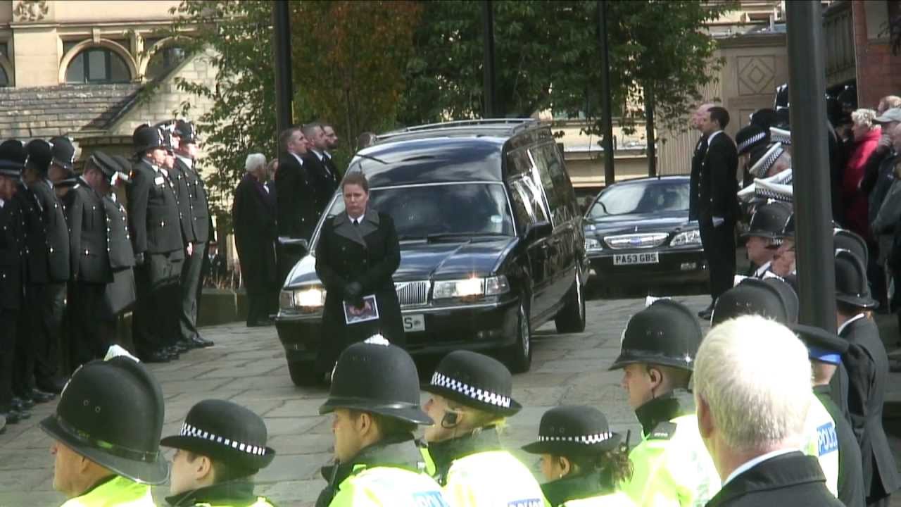 Funeral Of PC Nicola Hughes: Manchester Cathedral;  03.10.2012
