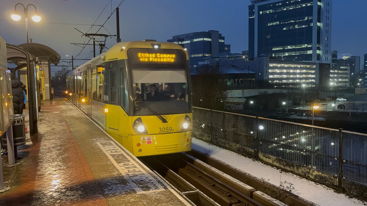 Tram-Spotting At Pomona (7.1.25) | Manchester MetroLink
