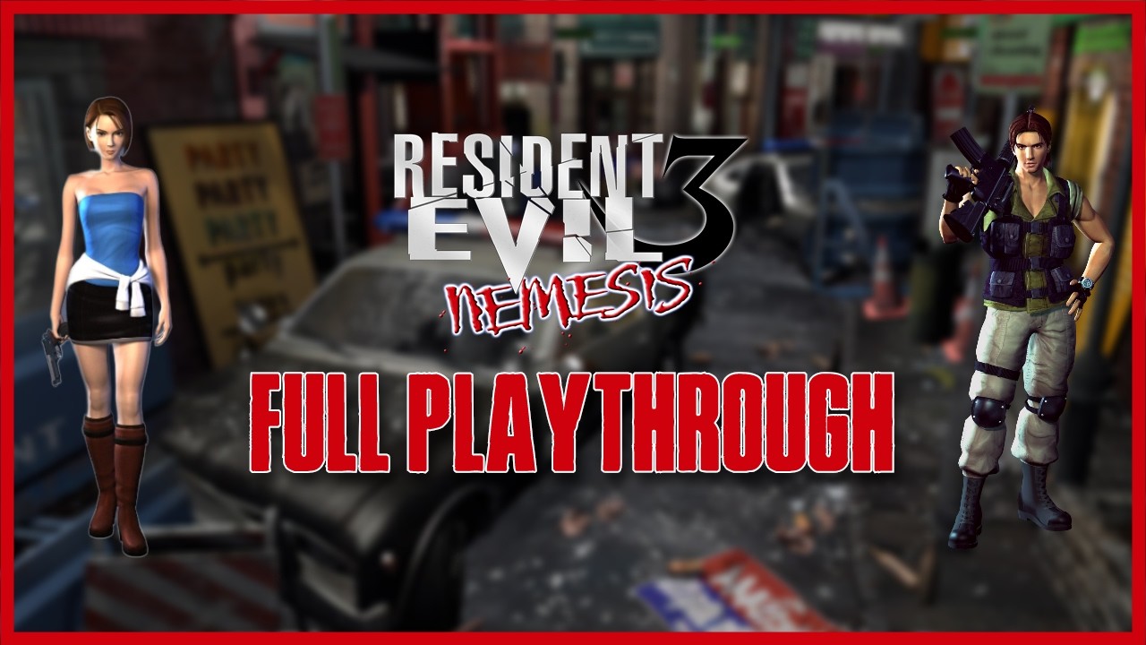 Resident Evil 3: Nemesis (w/ Seamless HD Mod) FULL GAME Playthrough