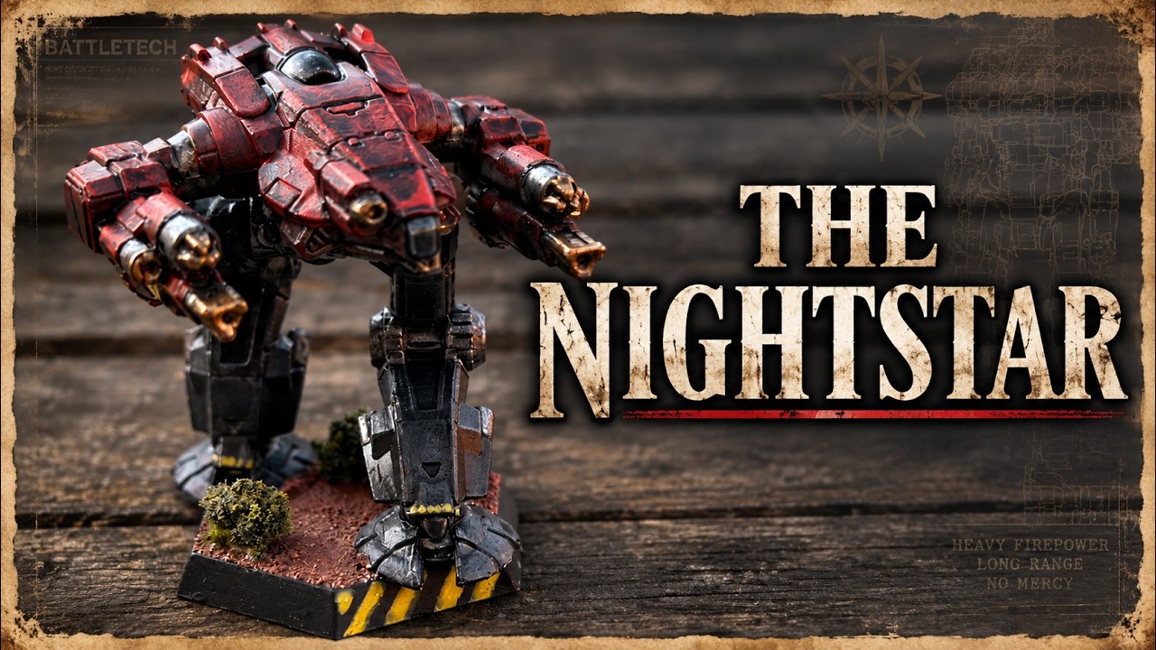Battletech - Painting a Nightstar miniature.