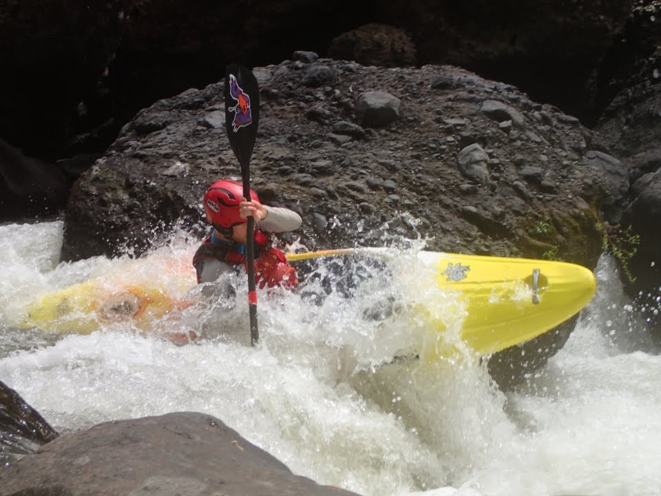 River Kayaking in Sulawesi, Indonesia.