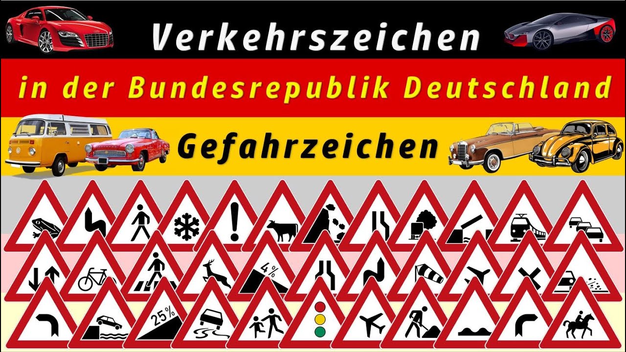 Verkehrszeichen in der Bundesrepublik Deutschland - Gefahrzeichen
