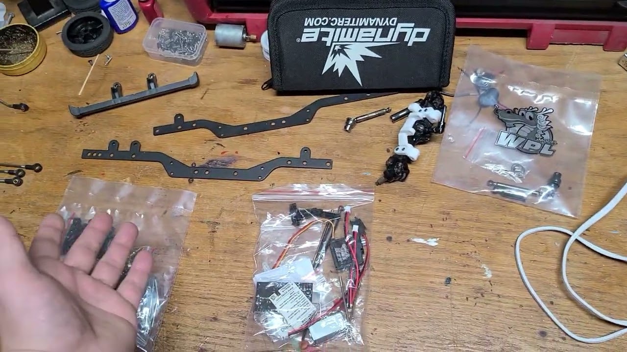 wpl parts are in for the wpl c44 and custom 3d printed hemtt