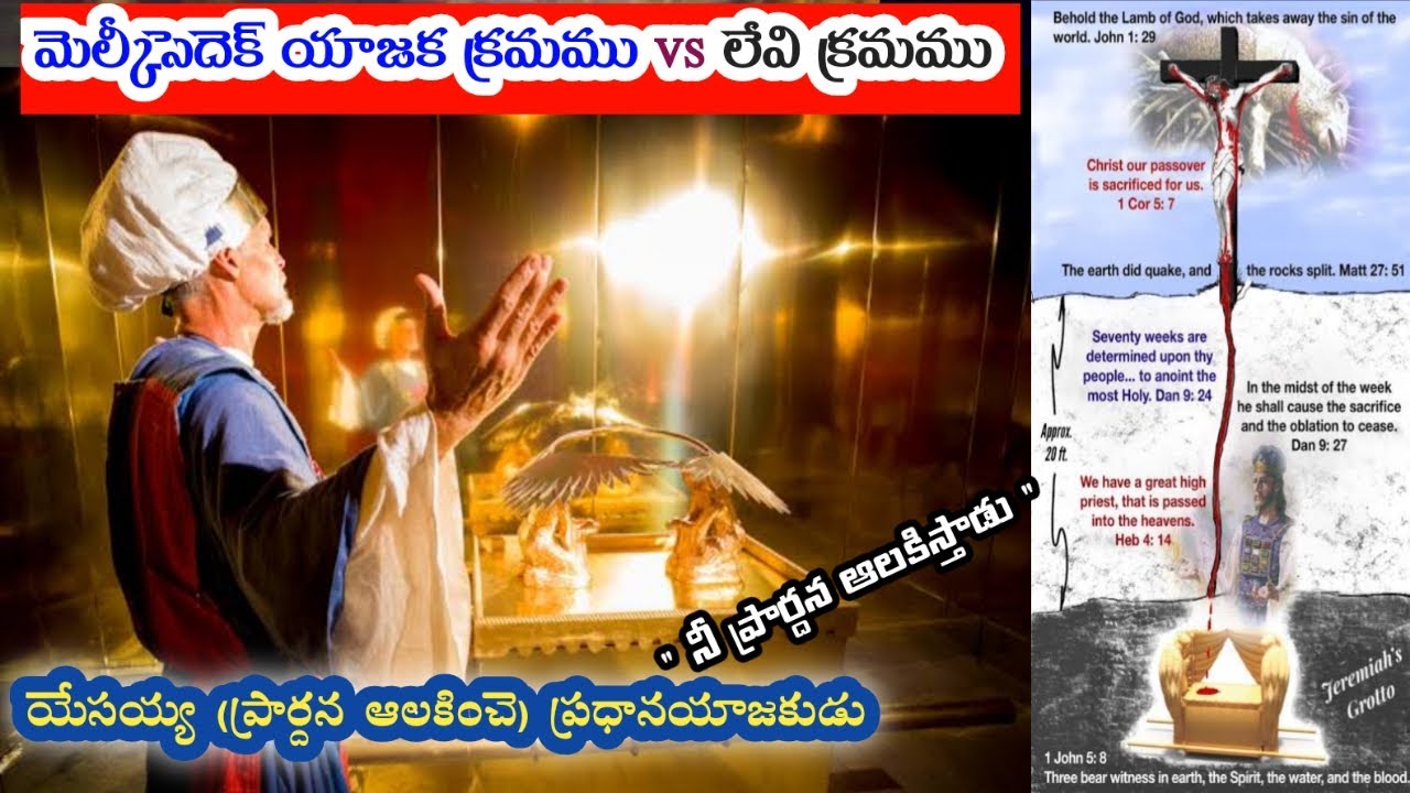 మెల్కీసెదెకు క్రమము అంటే ఏమిటి Order of melchizedek order of Jesus/ Jesus the High priest in Telugu