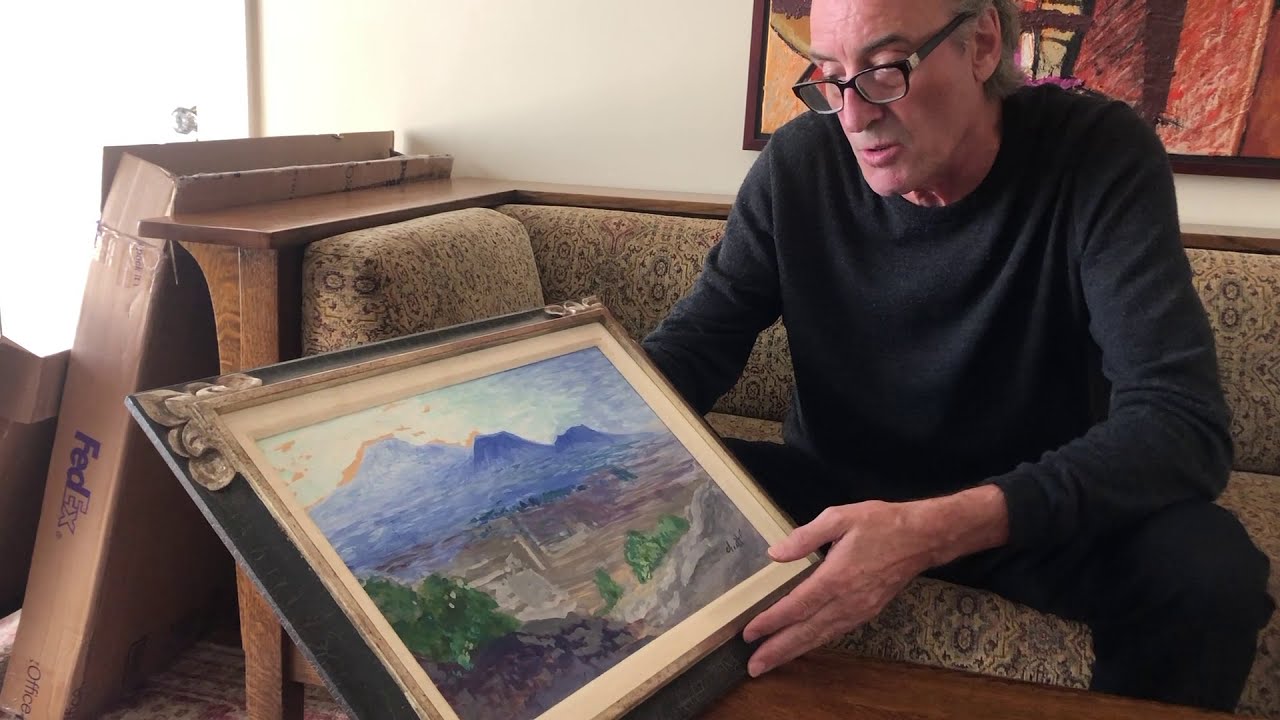Unboxing a Painting by Dr. Atl (Gerardo Murillo Cornado)