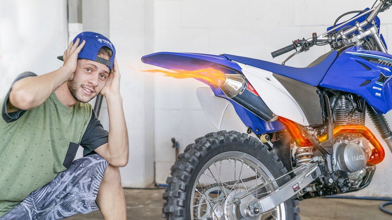 A MOTO NOVA TÁ CUSPINDO FOGO | TTR 230