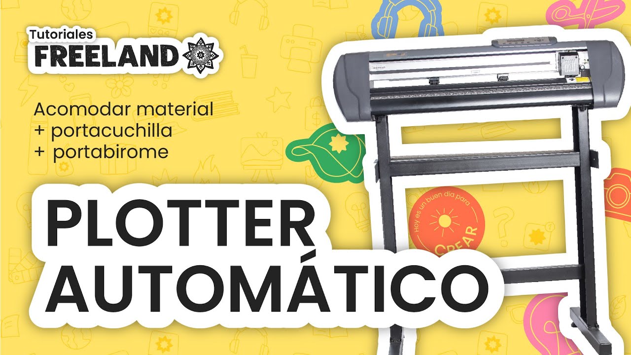 PLOTTER AUTOMÁTICO | Cómo acomodar tu material + cómo usar el portacuchillas y portabiromes