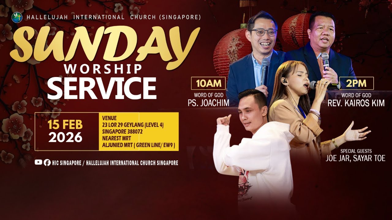 SUNDAY WORSHIP SERVICE | HIC SINGAPORE
