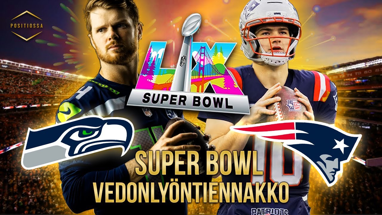 NFL - Super Bowl: Vedonlyöntiennakko