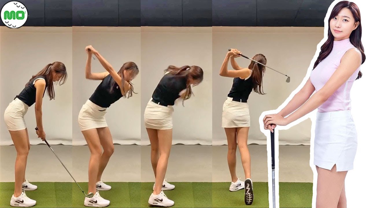 イ・ハンソル Lee Han Sol 李瀚率 韓国の女子ゴルフ スローモーションスイング!!!