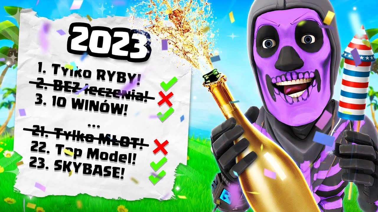 23 WYZWANIA na 2023 ROK w Fortnite!