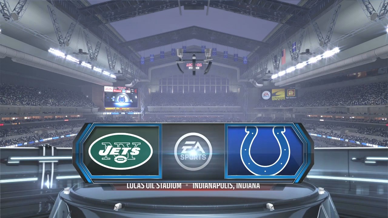 Madden NFL 16 - New York Jets (1-0) Vs Indianapolis Colts (0-1) Simulation Week 2 Full Gameplay