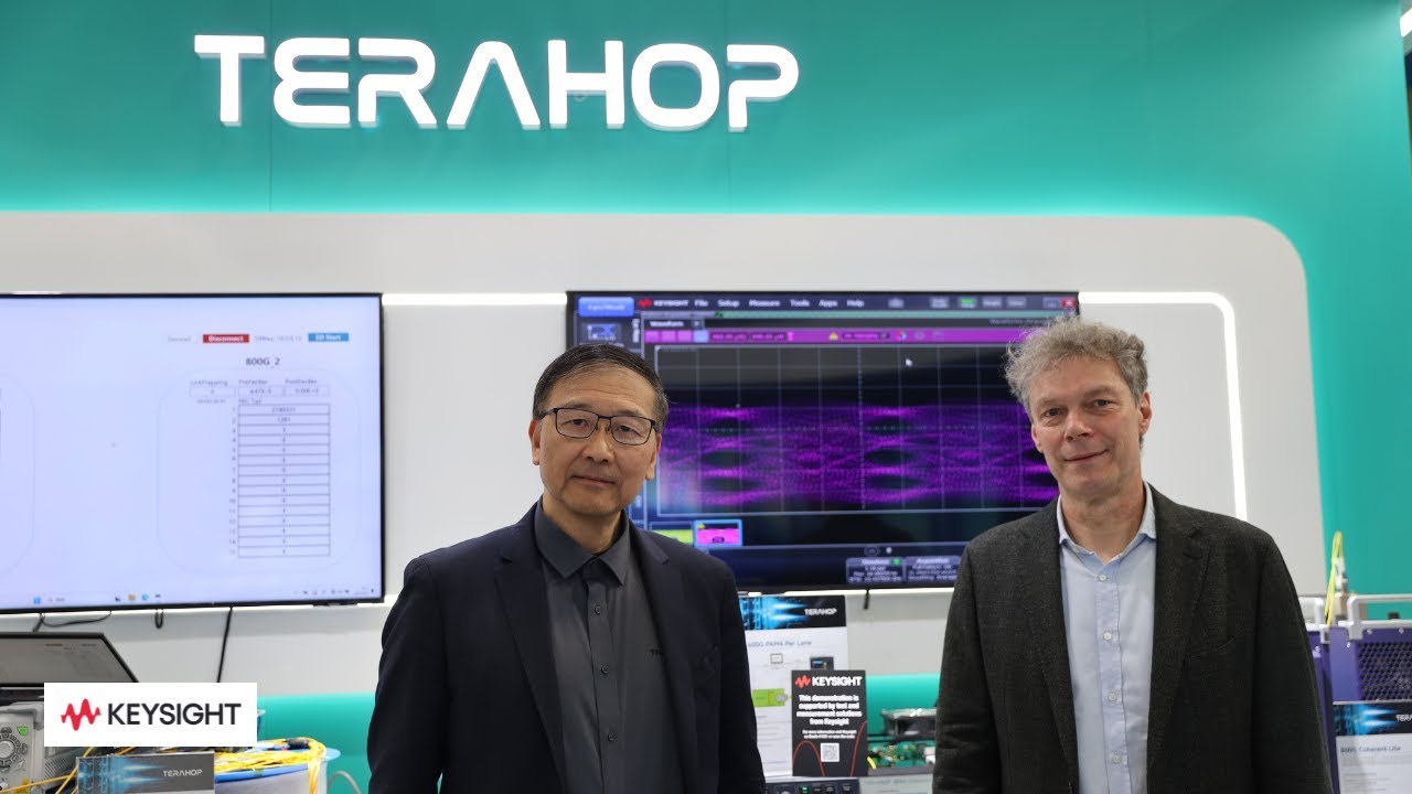 Discover TeraHop cutting-edge demostration at OFC 2025 with Keysight