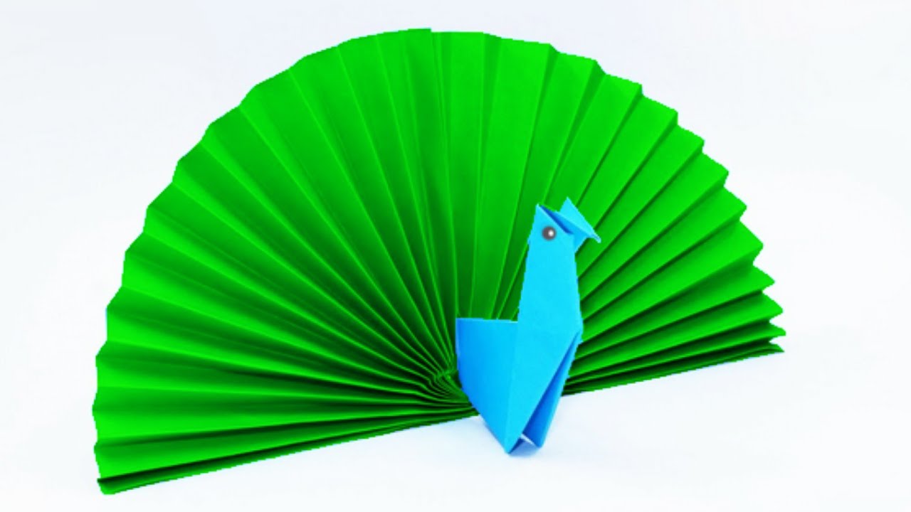 Como Hacer un Pavo Real de Papel Origami