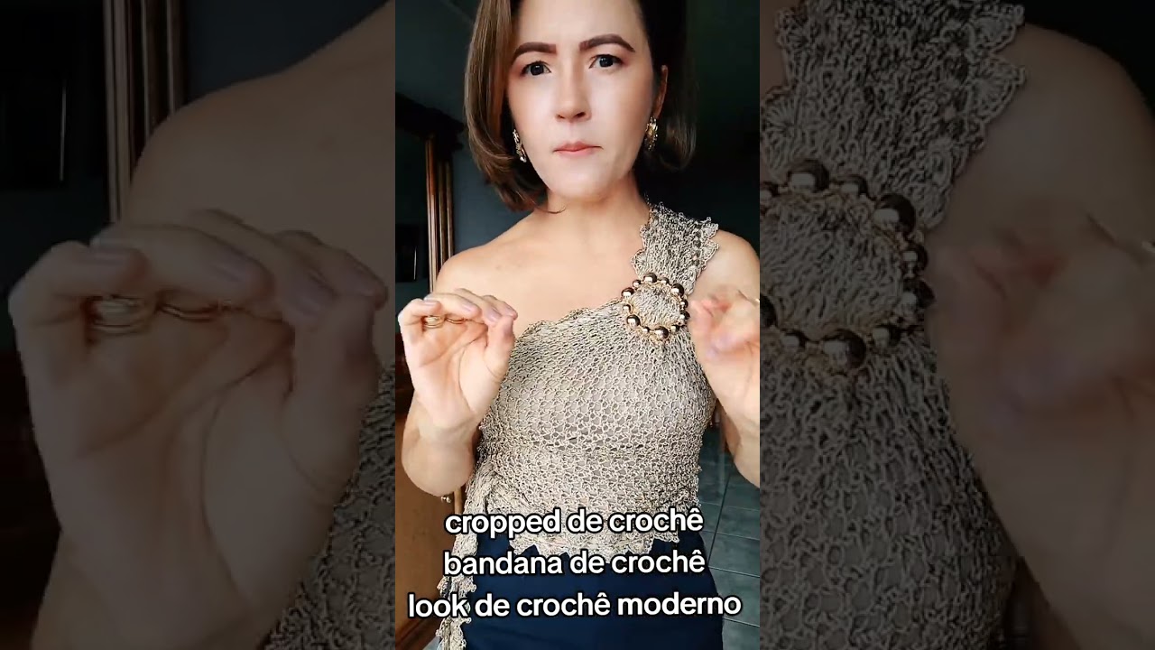 Bandana de crochê passo a passo como fazer 