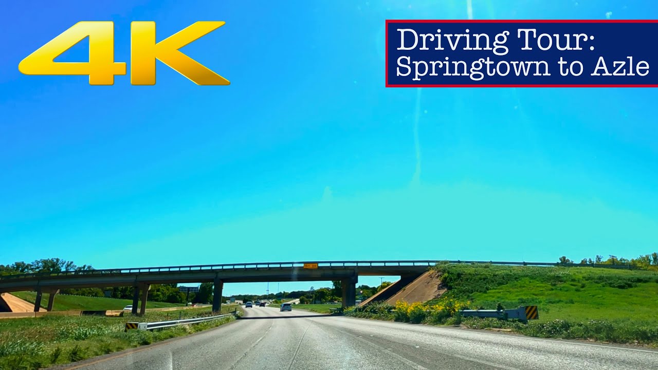 DFW Driving Tour: Springtown to Azle (via Hwy 199) 4K