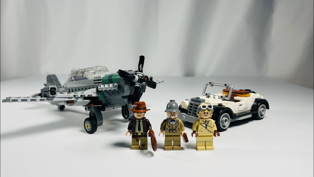 LEGO Indiana Jones 77012 Fighter Plane Chase Speed Build!