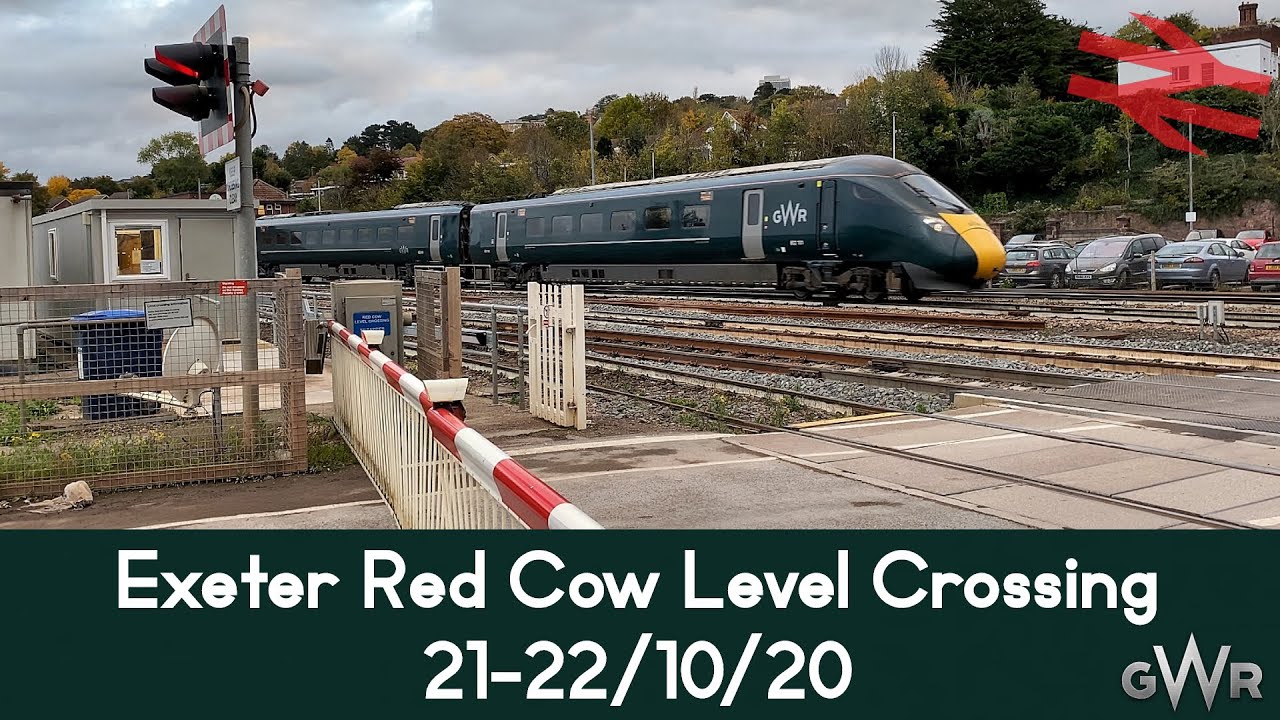 *Dodgy Alarm* Trains at Exeter Red Cow Level Crossing (21-22/10/20)