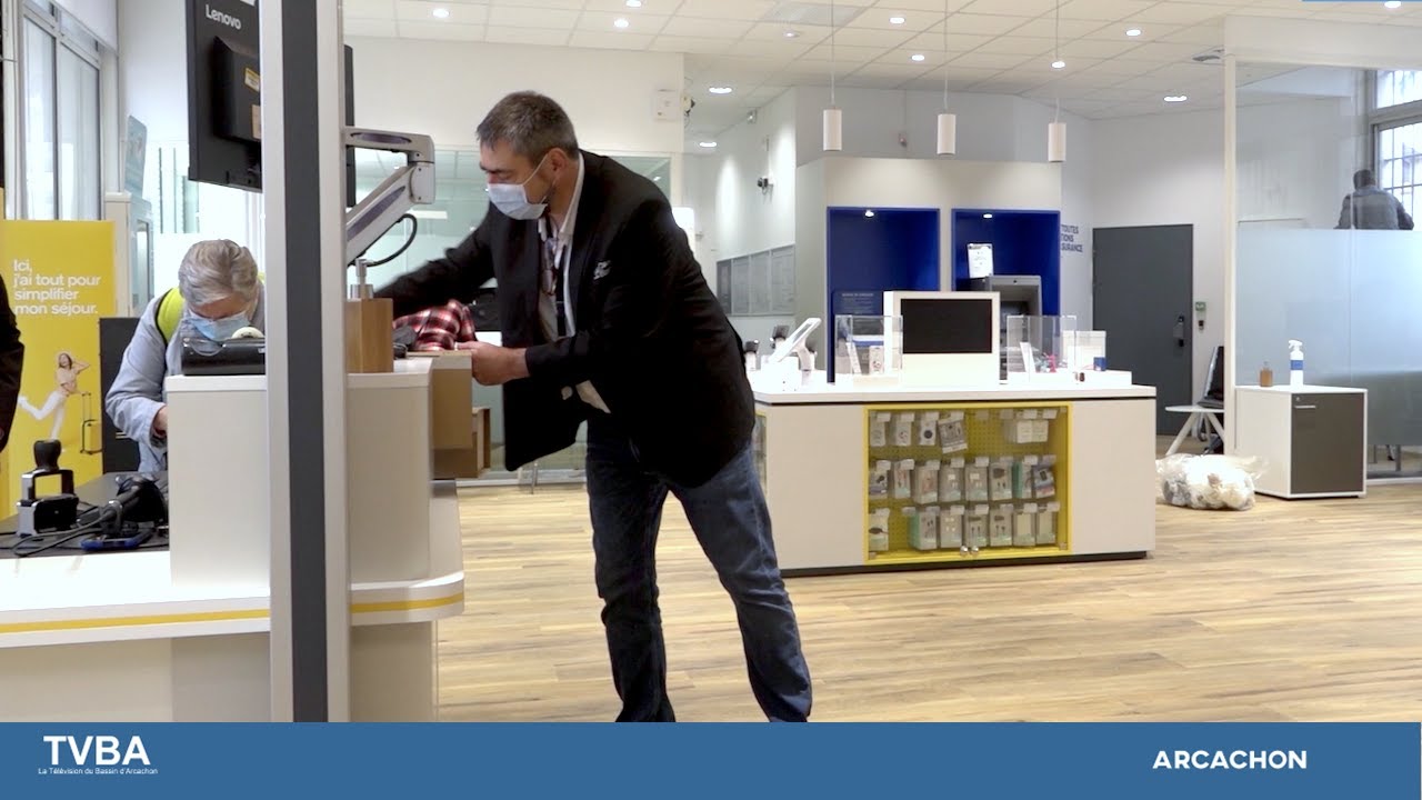 Bureau de poste d'Arcachon: le service fait peau neuve