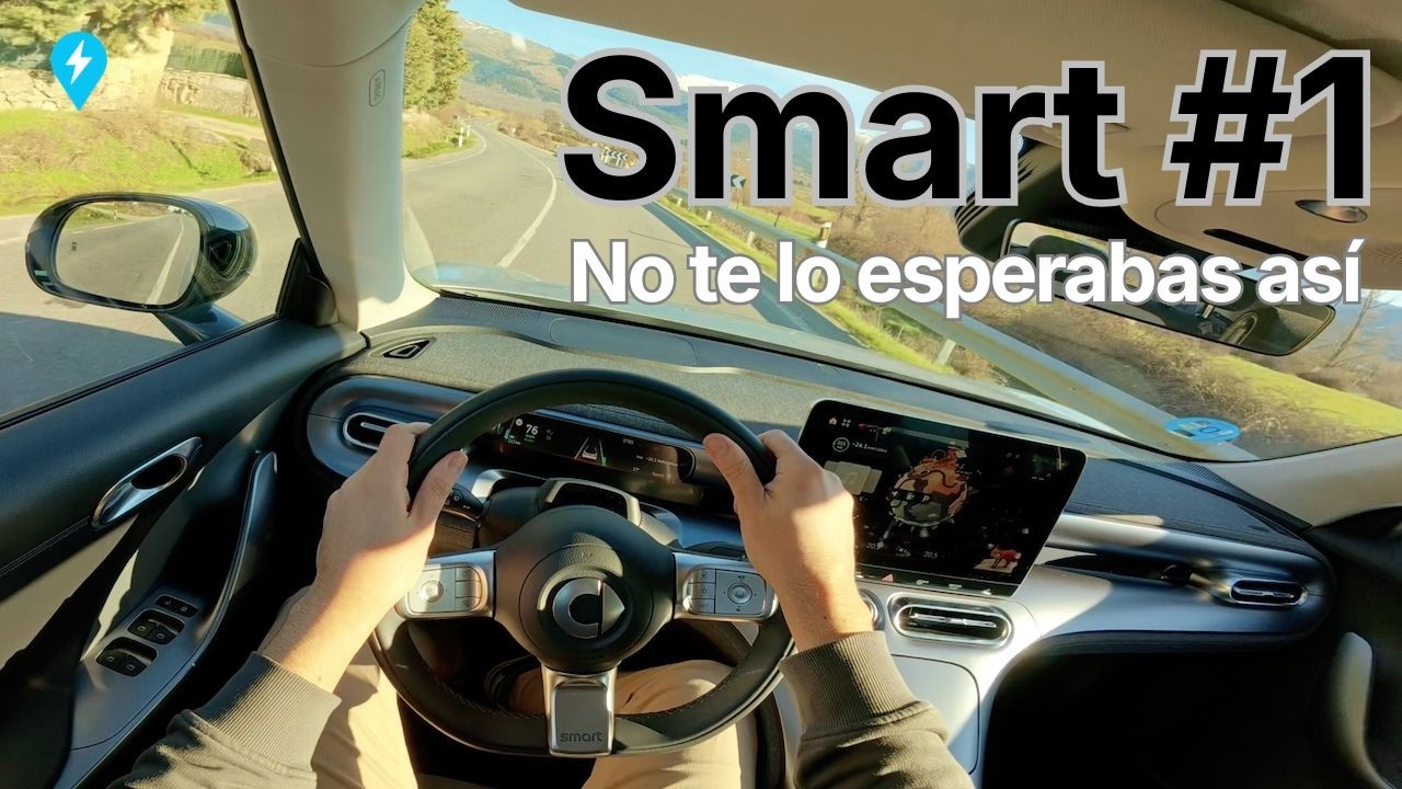 Descubre el Smart #1 de 2025 con nuestra prueba de conducción desde un plano subjetivo.