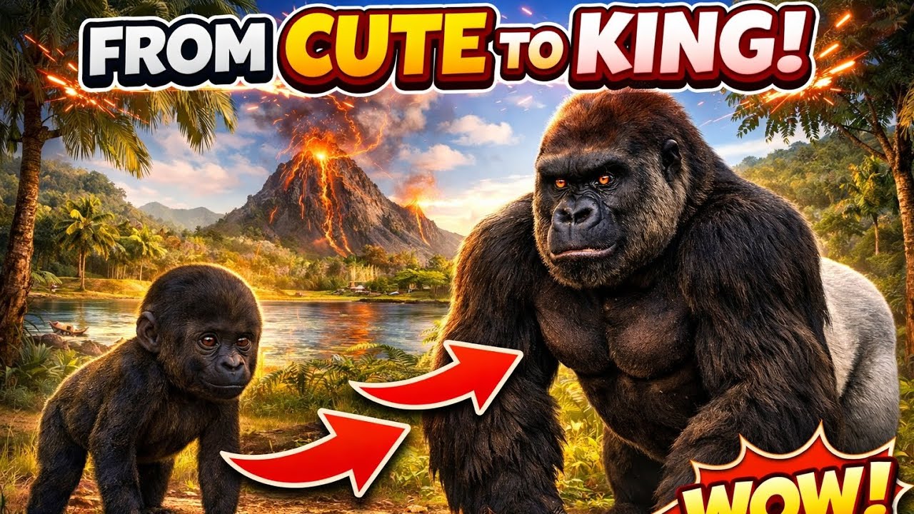 From Baby To Giant Gorilla 🦍 | The Full Journey | JungleLife🌴