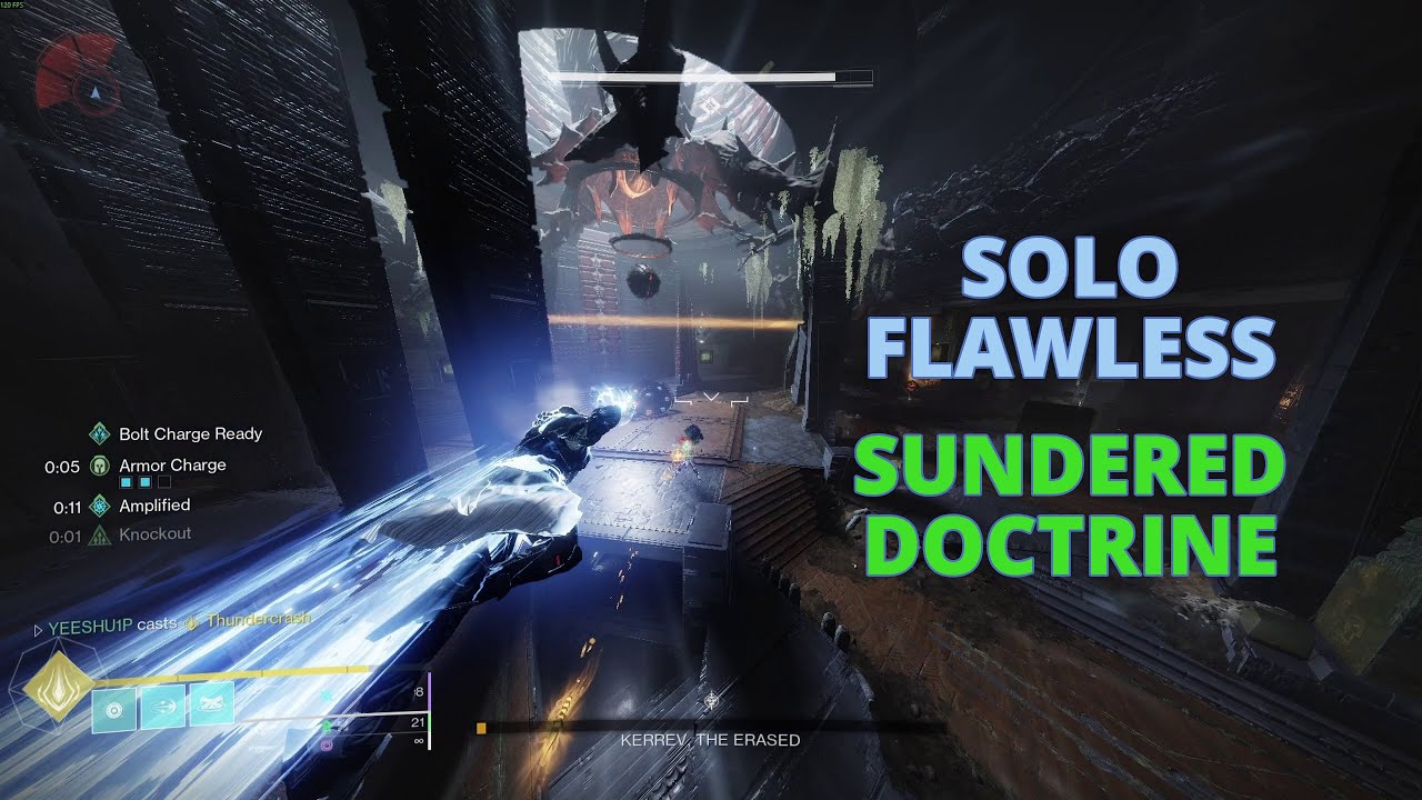 Solo Flawless Sundered Doctrine | Arc Titan | Destiny 2