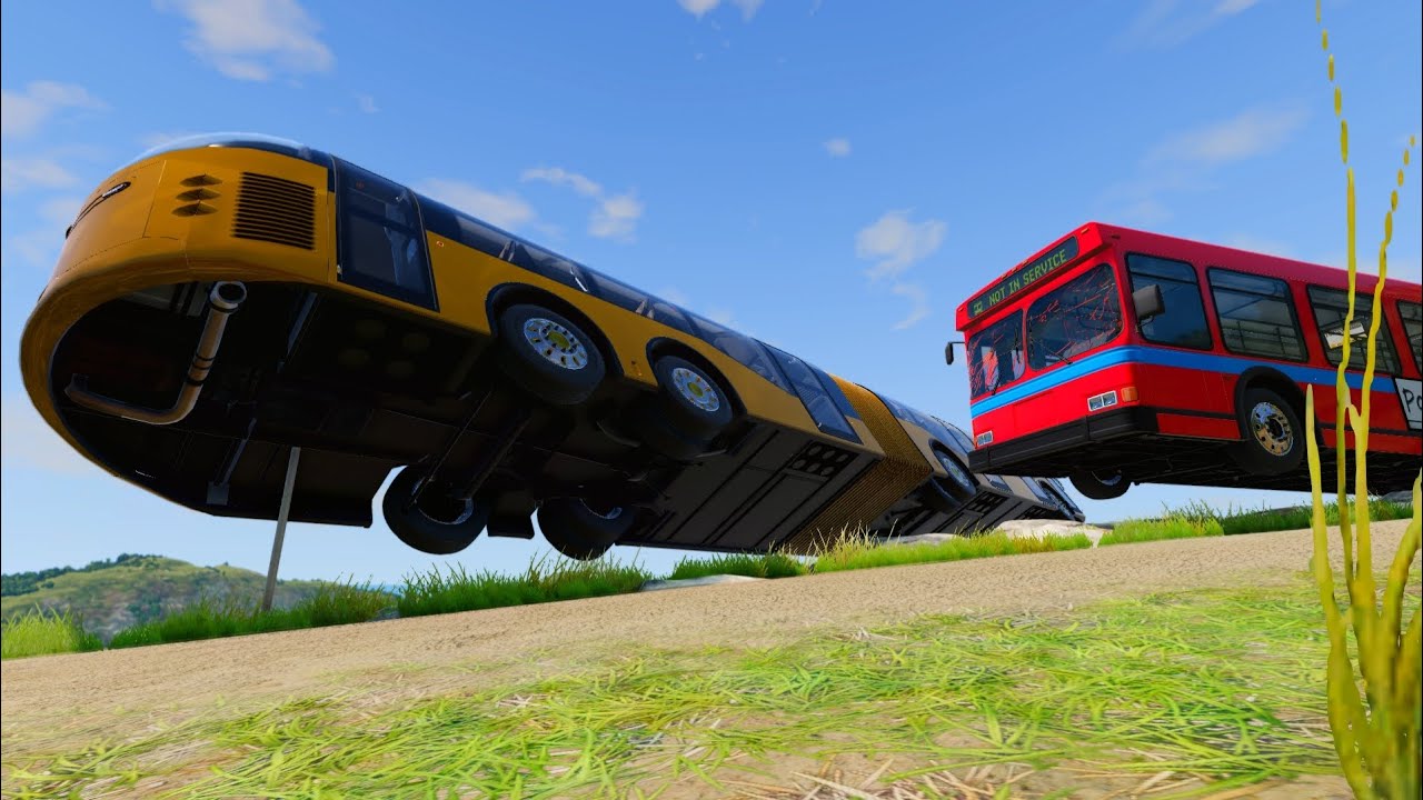 Cars vs Cliff Roads #40 - BeamNG.Drive