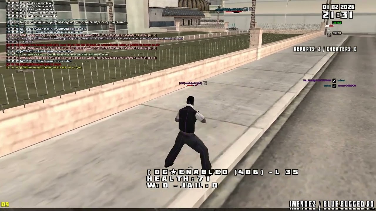 Enabled - Cheats (aimbot)