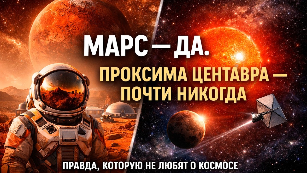 Почему Марс достижим, а Проксима Центавра почти нет: правда о границах человечества в космосе