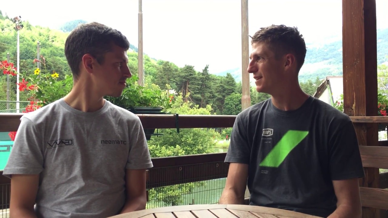 Chris Birch rides Neematic FR/1 in the Alps