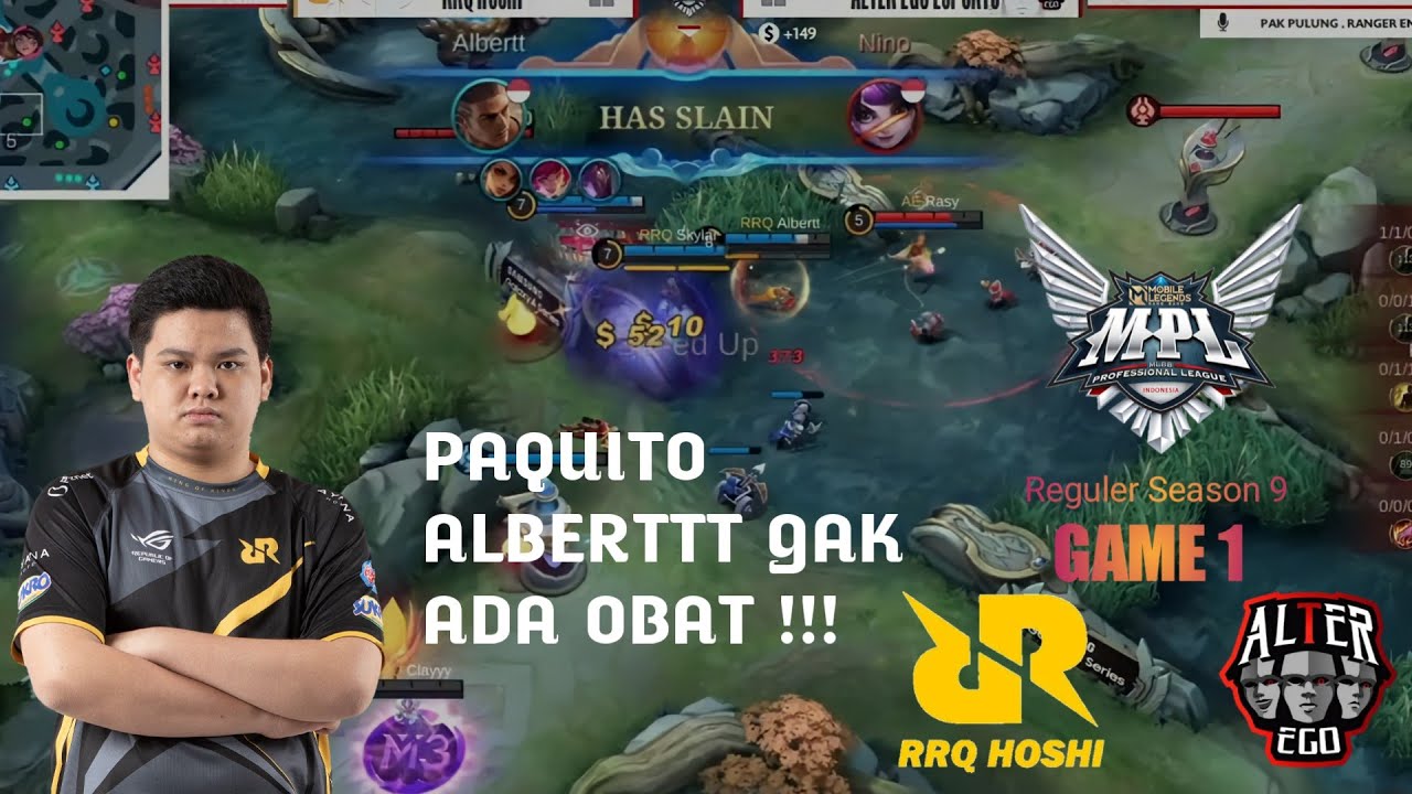 RRQ HOSHI VS ALTER EGO ESPORT MPL REAGULAR SEASON 9 !!!