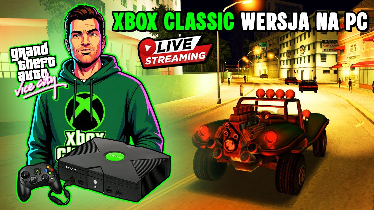 🔴 JAK WYGLĄDA WERSJA GTA VICE CITY Z XBOX CLASSIC NA KOMPIE?