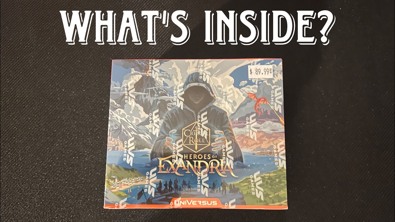 Universus - Critical Role Heroes Of Exandria Booster Box Opening!