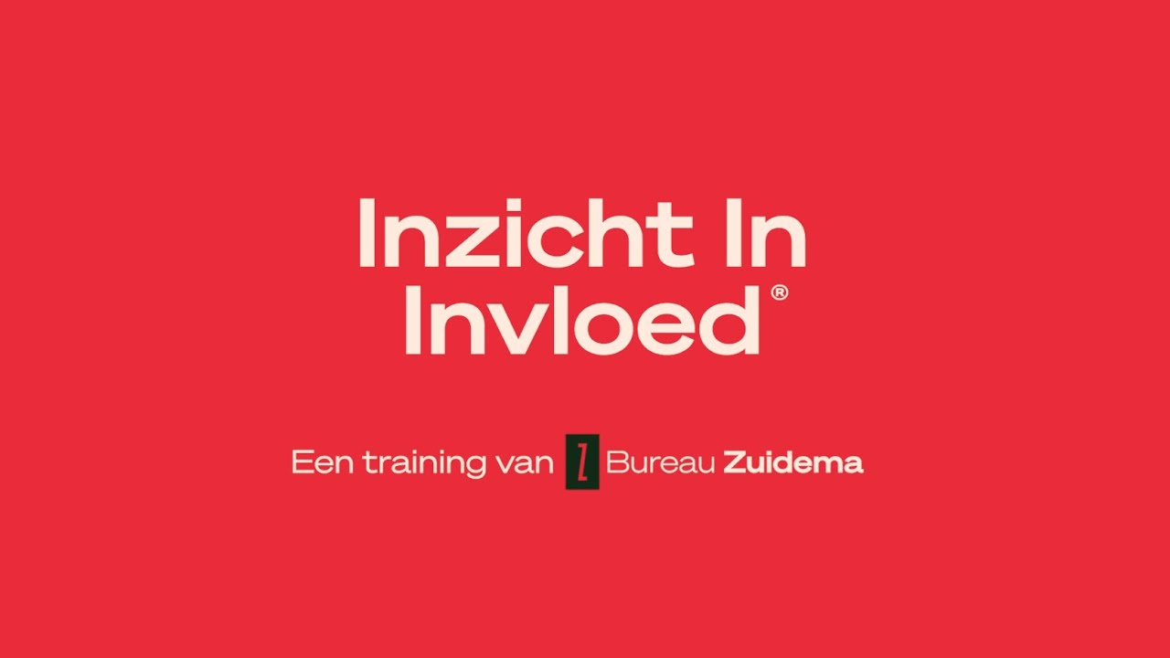 Inzicht in Invloed - Training Bureau Zuidema