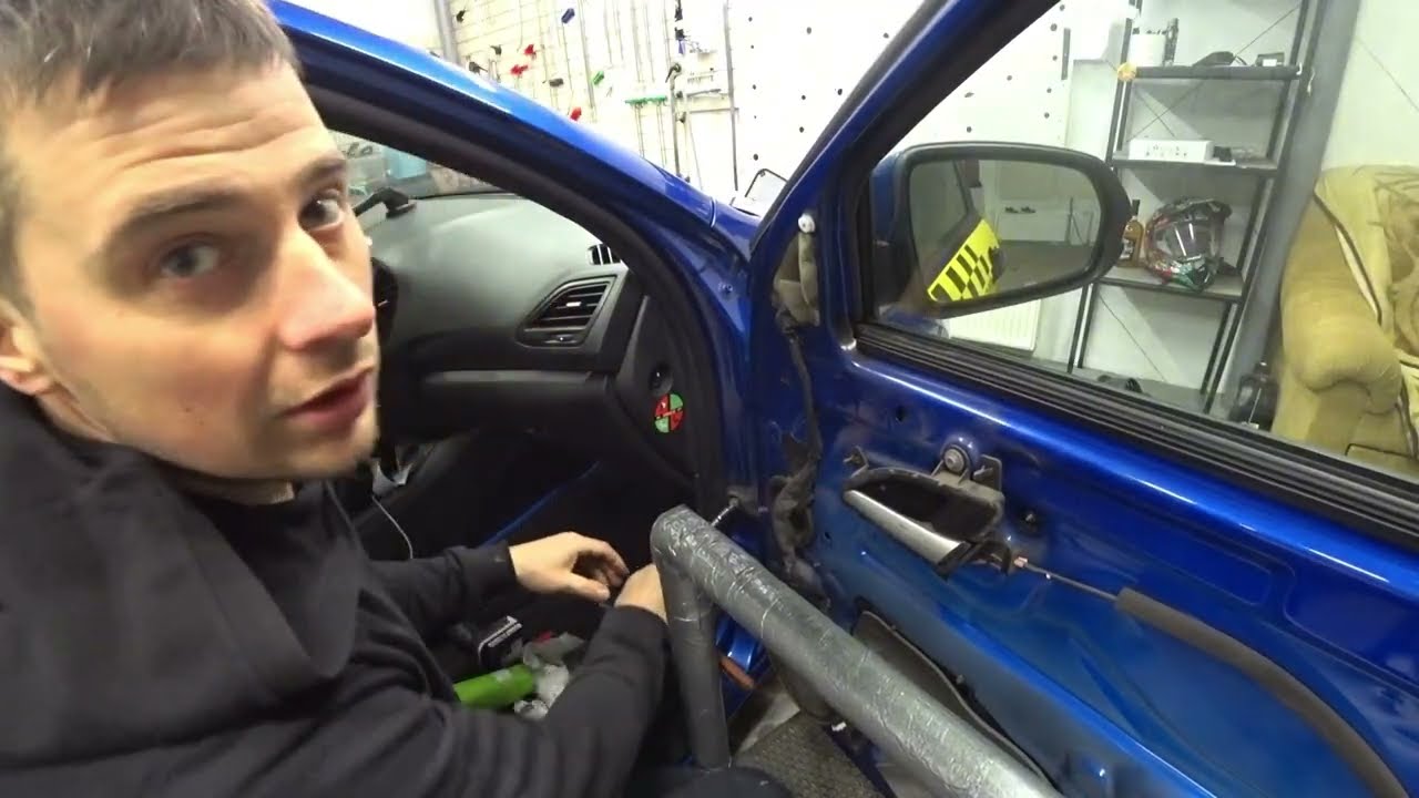 Разбор двери лада веста|как снять обшивку на передней двери lada vesta|замена двери своими руками