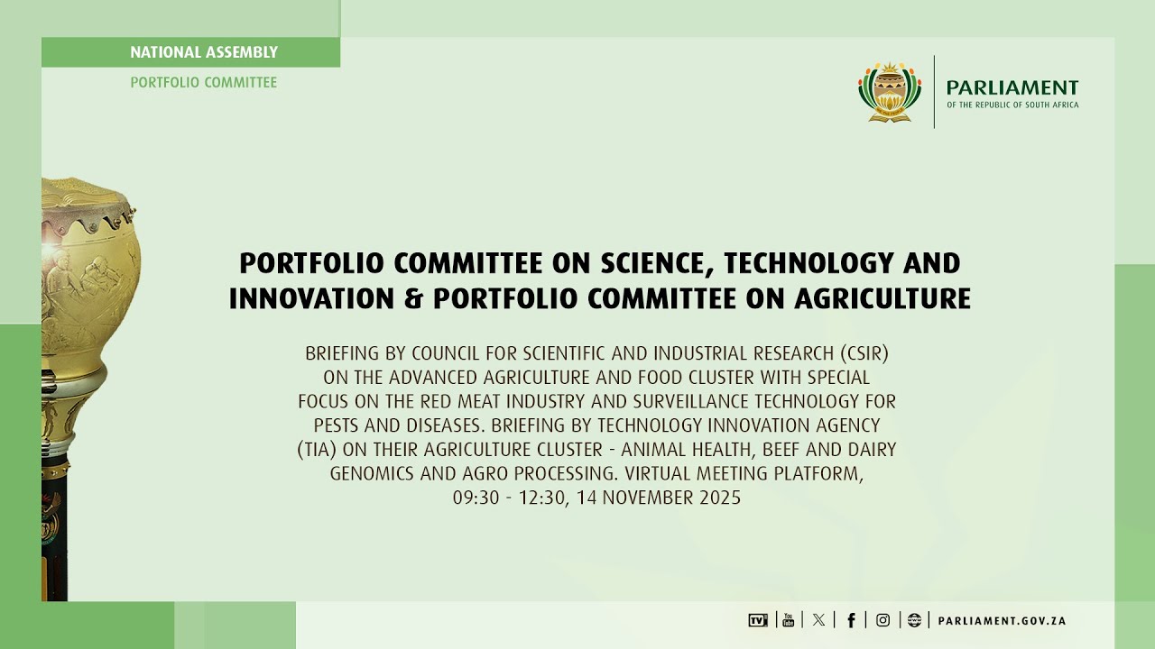 PC on Science, Technology and Innovation & PC on Agriculture, 14 November 2025