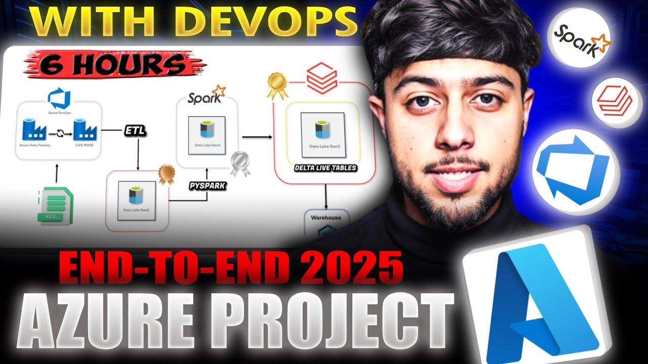 [WITH Azure DevOps] Azure End-To-End Data Engineering Project 2025 (FROM SCRATCH!)