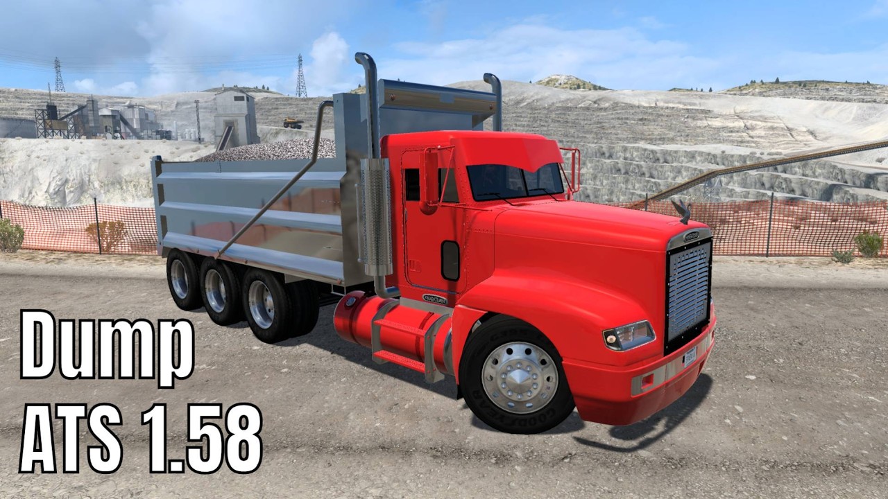 Mod DUMP VOLQUETA VOLTEO para ATS | American Truck Simulator 1.58