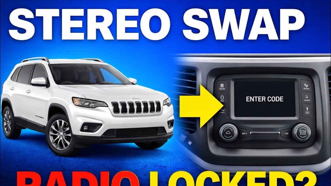2019 Jeep Cherokee Stereo Replacement + How to Get Radio Code (Used Unit Install)