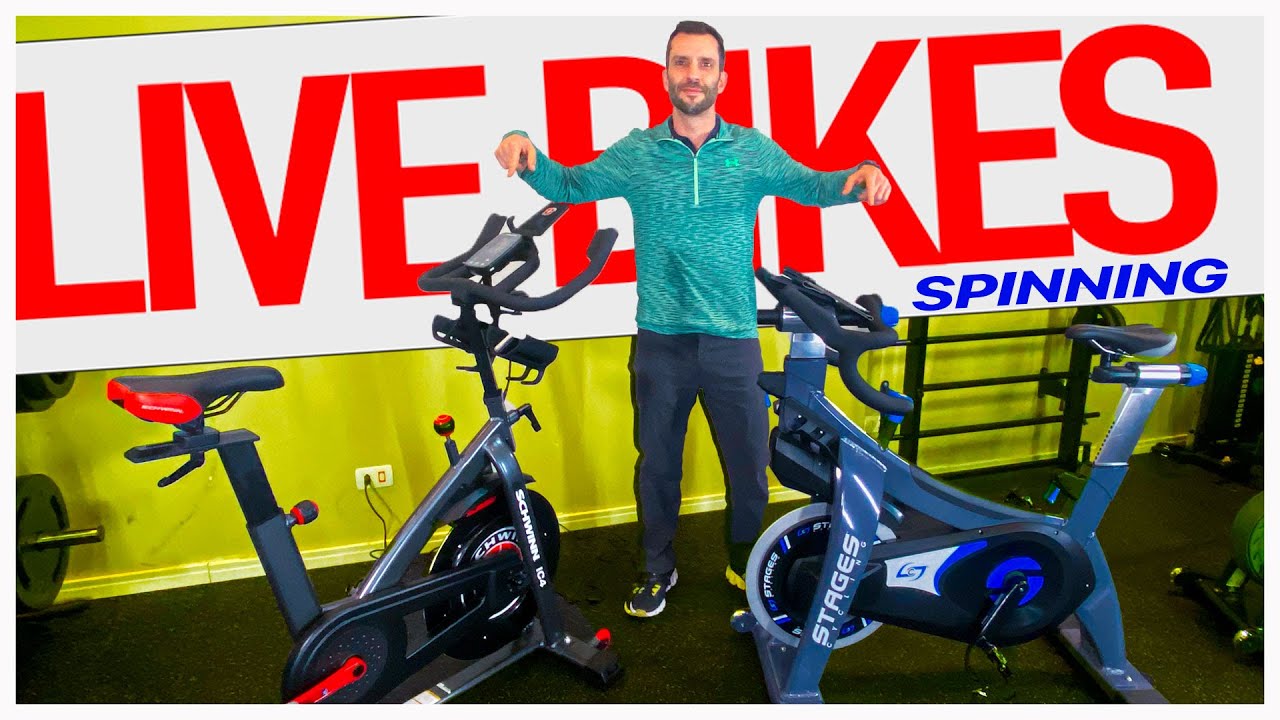 Live sobre Bikes Spinning 800 IC (ic4) Schwinn Vs SC3 Stages